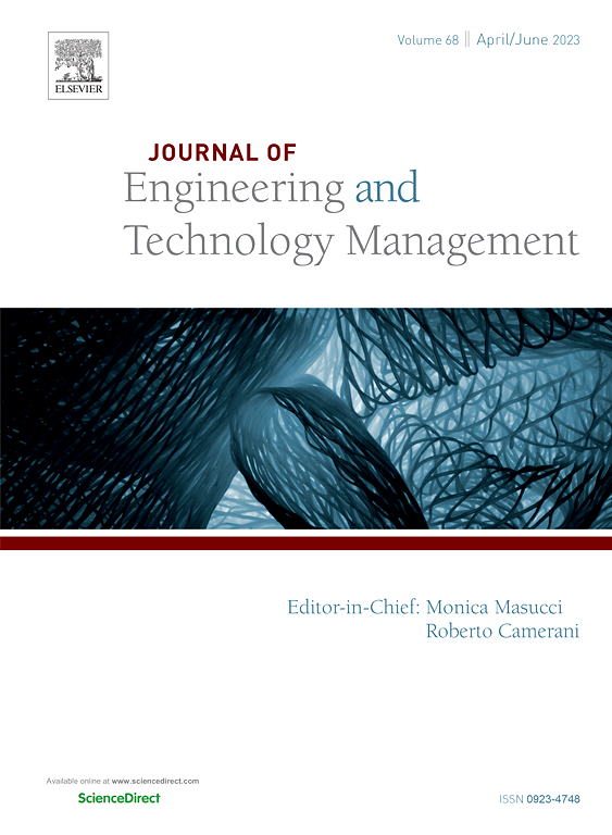 Go to journal home page - Journal of Engineering and Technology Management